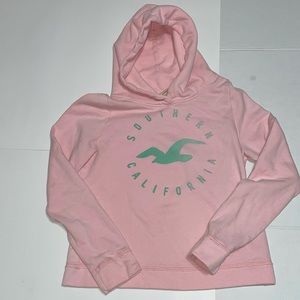 Women’s Hollister Long Sleeve Pink Hoodie Size Large